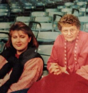 Angela and Grandma Toots (Yankees vs Minnesota Twins)