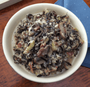 Hearty wild rice and vegetable mix